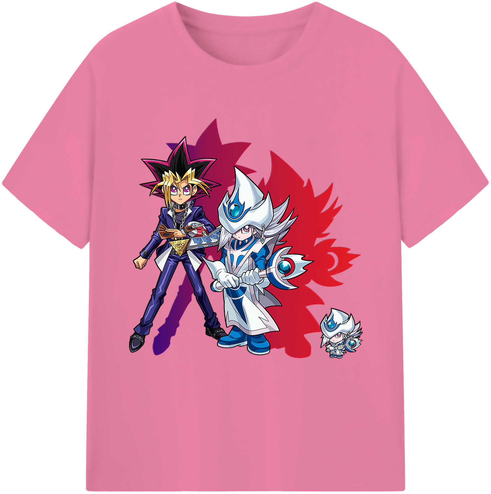 （画像用） 遊☆戯☆王 Yu-Gi-Oh! 綿100％半袖Tシャツ（フロントプリント）